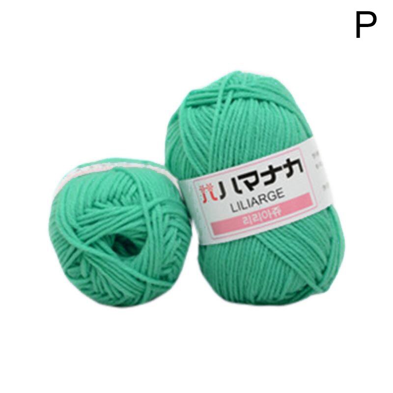 25g/Ball Crochet Milk Cotton Yarn For Hand Knitting Acrylic Wool Knit Yarn Crochet Scarf Hat Yarn DIY Handmade Wool Line Threads: P