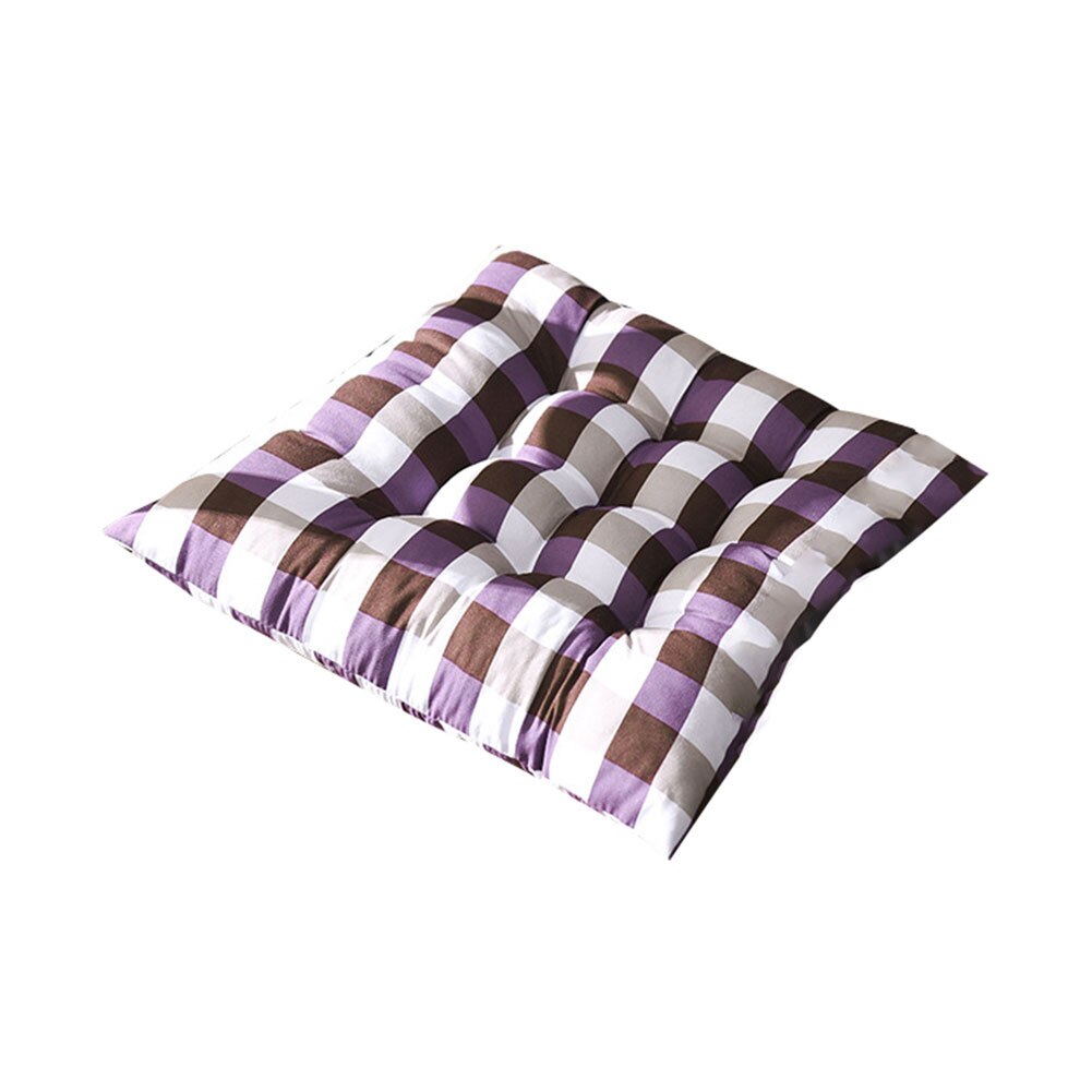 Plaid Zachte Warme Stoel Kussens Seat Pad Katoen Tatami Zetel Stoel Zitkussen Pad Kantoor Bar Sofa Kussen Coussin Home decor: Rose Red