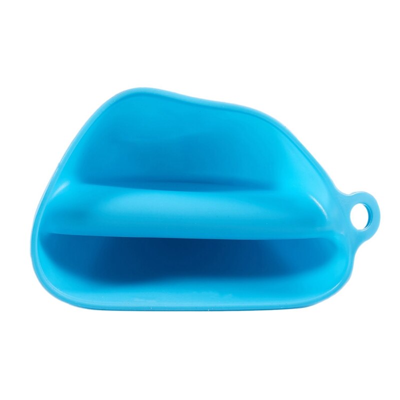 Silikonhansker ovn varmeisolerte fingerhansker matlaging mikrobølgeovn sklisikker gryteholder