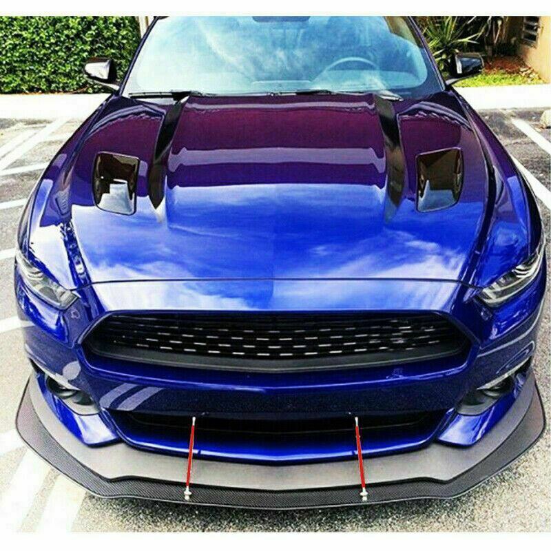 2Pcs 150mm 200mm Car Front Rear Frame Bumper Lip Protector Adjustable Rod Splitter Strut Tie Bar Support Bumper Splitter
