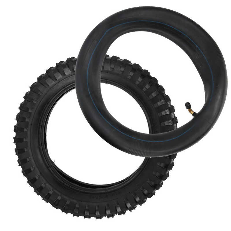 Rubber Tire E-Bike Tire 12 1/2x2.75 Electric Bicycle Tire and Inner Tube Replacement Inflatable Rubber Tire Tire and Inner Tube