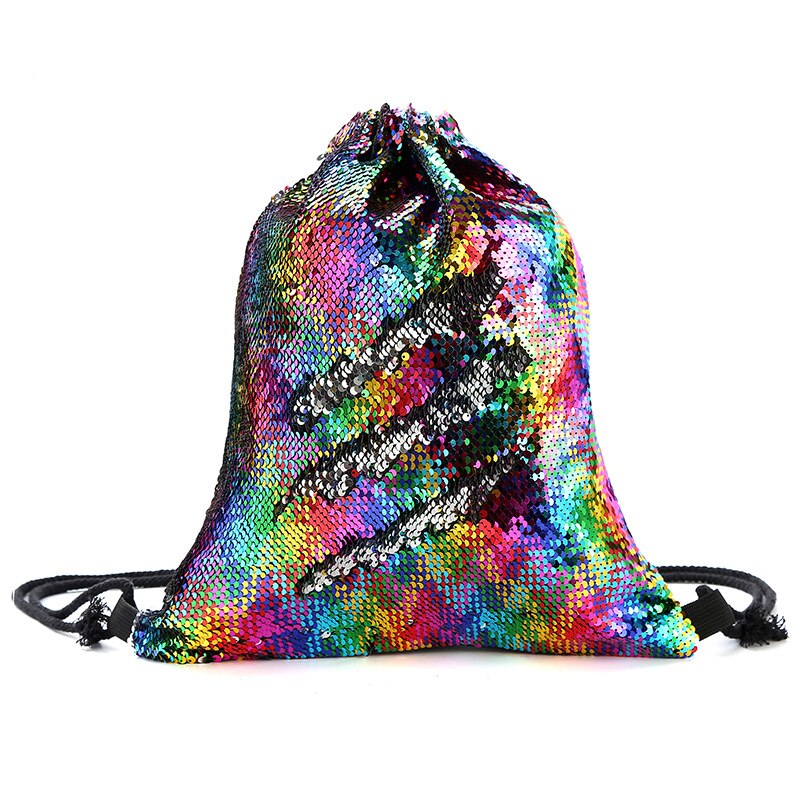 Sac à dos d'été à paillettes pour natation et plein air, taille de baie de sport 45x36CM, à bandoulière, à la , Style tendance, pour la plage,
