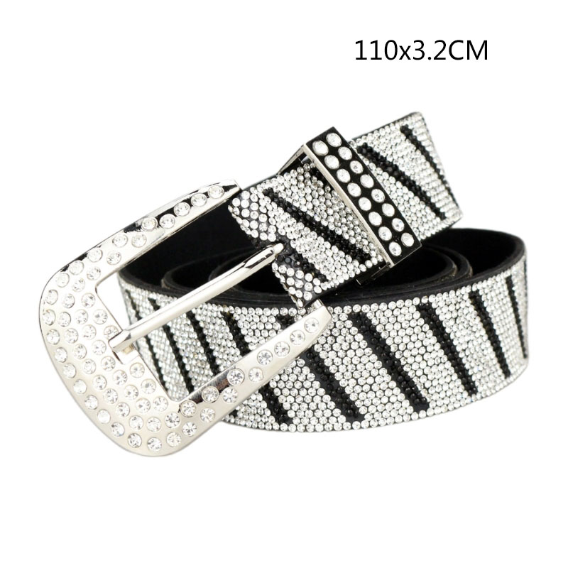 Cinturones góticos de diamantes de imitación para mujer, PU correa de cuero, cinturones de diamantes de imitación, vaquero occidental Y2K para niñas, cinturón de para Jeans, DXAA