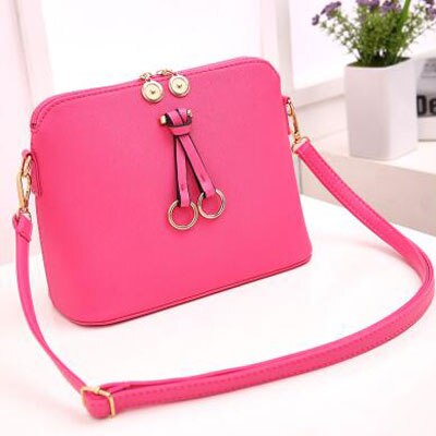 Lily queen zomer tas met kwastjes, dames crossbody schoudertassen, kleine schelpentassen, bolsas: Rozenrood