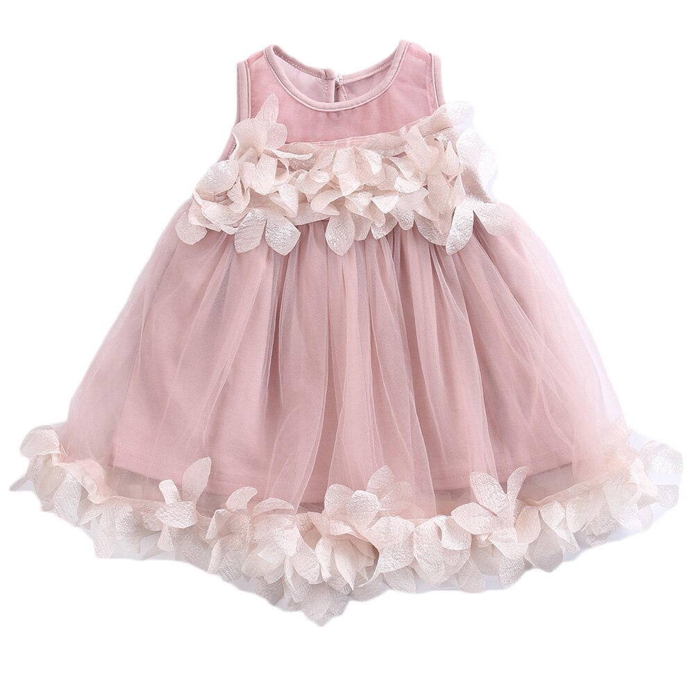 Toddler Kids Baby Girl Flower Tutu Dress Boho Beach Party Pageant Princess Dress Outfits Kids Girl Clothes 0-7T: Pink / 5T