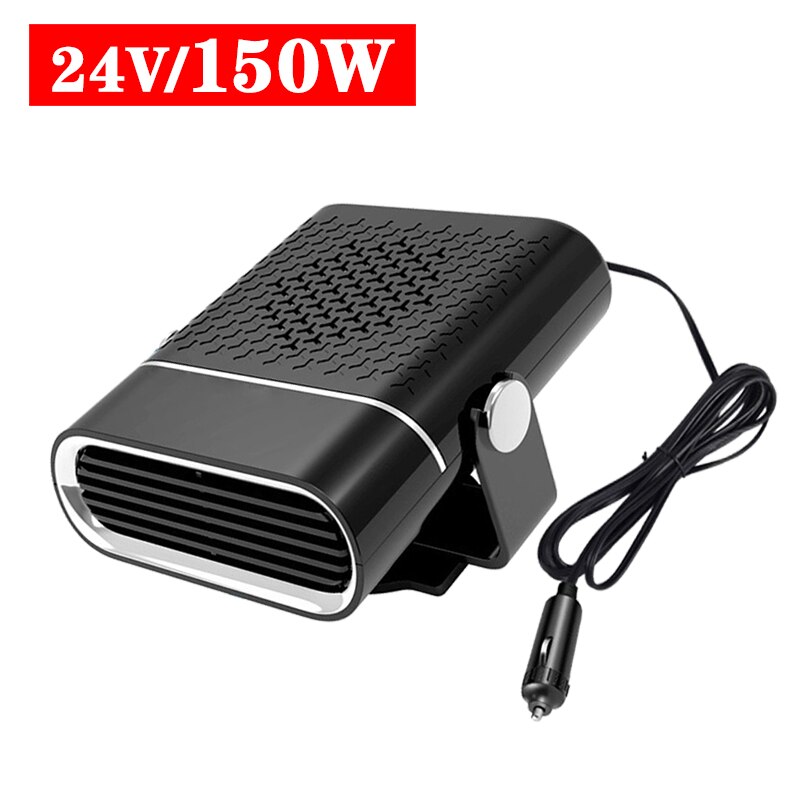 1000W Car Heater Electric Heating Fan Defogging 12V/24V Portable Electric Dryer Windshield Demister Defroster For Car Home: Red