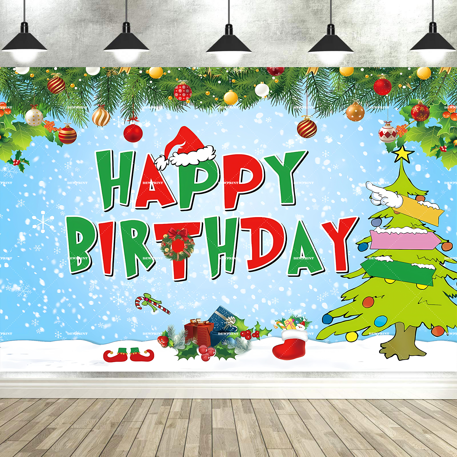 Fondo de feliz cumpleaños, cartel para niños y niñas, globos coloridos para de cumpleaños, carteles de pared, suministros de decoración para pasteles de fondo: Café / 150 * 300