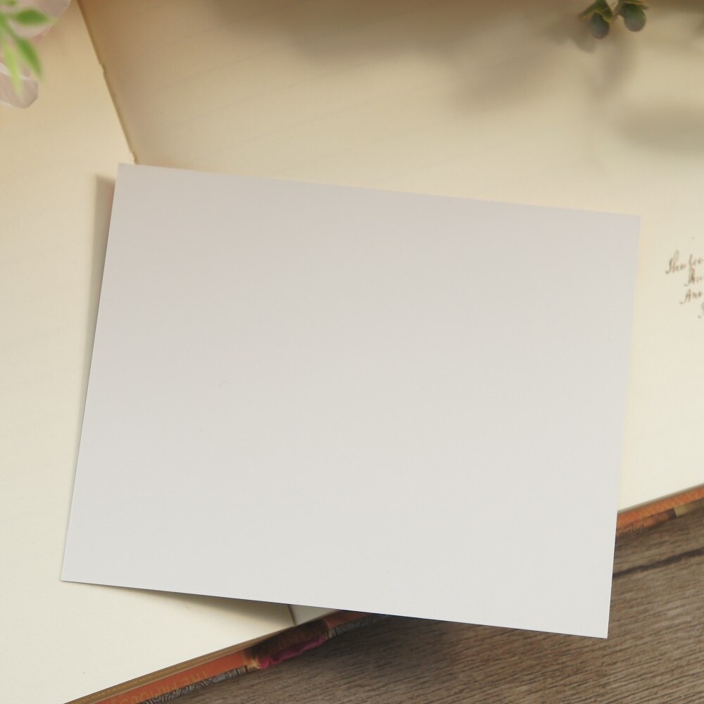 50 stücke Mini Danke Karte Rose und Feder Stil Scrapbooking Party Einladung Karten Valentine Hochzeit Scrapbooking