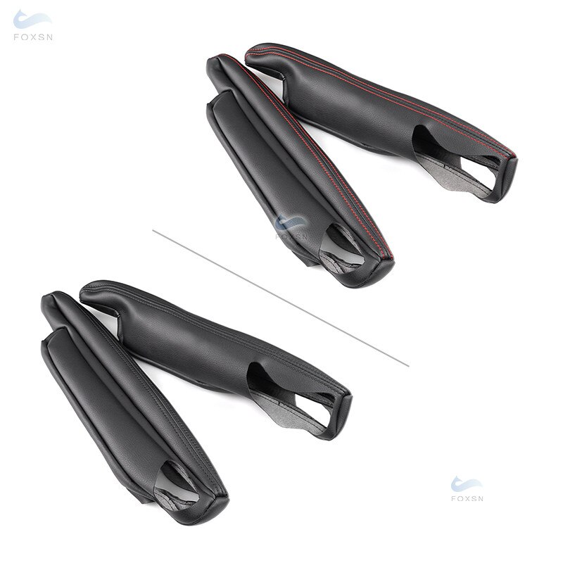 Bracciolo del sedile in pelle per terra rover Freelander 2 2007 - 2015 Rivestimento di protezione della copertura della maniglia del bracciolo del sedile lato conducente e passeggero