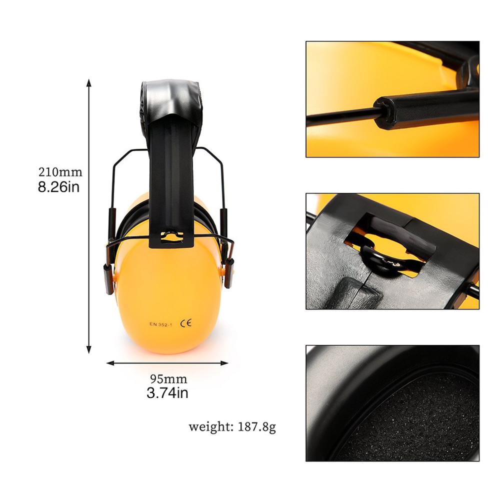 Soundproof earmuffs Labor protection earmuffs Noise prevention safety work Sleep hearing ear protection headphones
