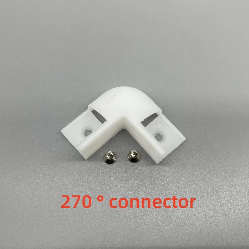 Connecteur de profil en aluminium d'angle LED, coin intérieur et extérieur de 90/270/180 degrés, menuisier de canal en aluminium 1616V pour systèmes d'éclairage