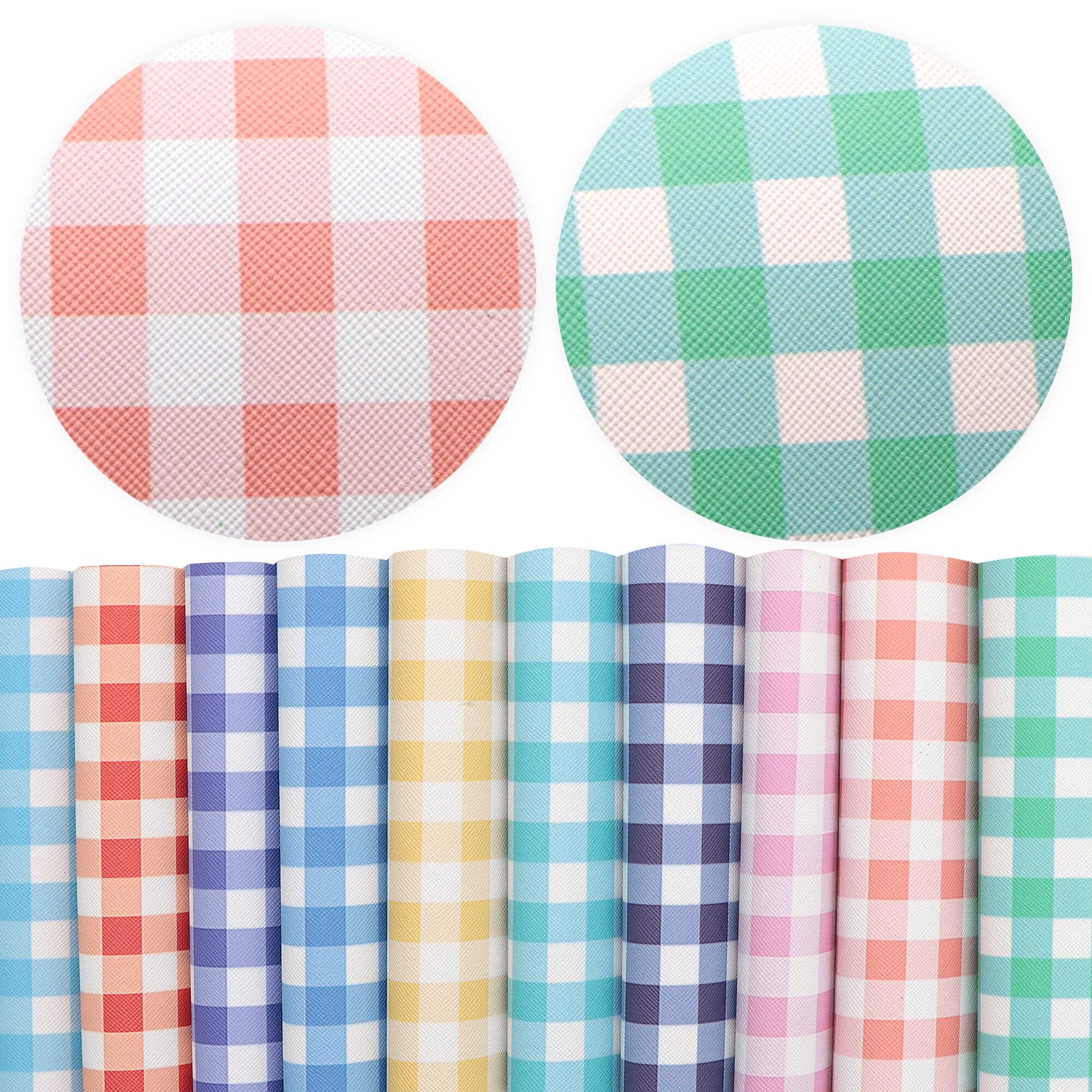 Assorted Printed Faux Leather Fabric For Sewing Artificial Synthetic PVC For DIY Bag Shoes Material Earrings Bows ,1Yc13592