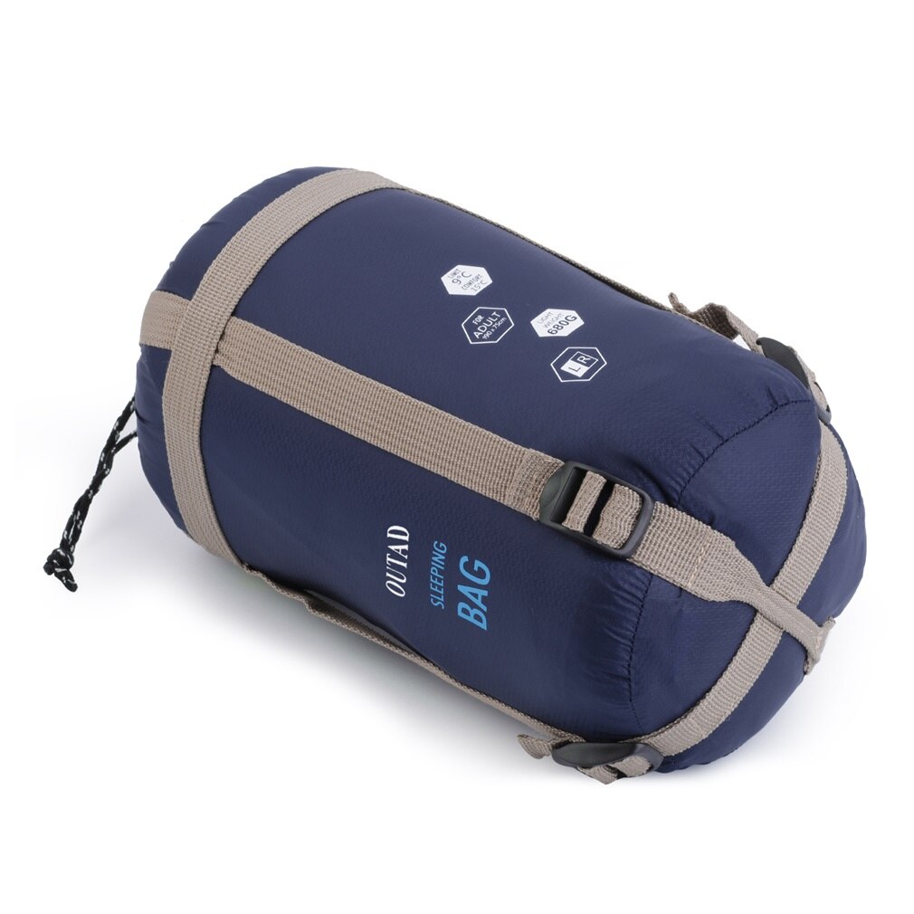 OUTAD Multifuntion Mini résistant à l'eau respirant Ultra-léger enveloppe sacs de couchage 320D pour Camping en plein air voyage randonnée