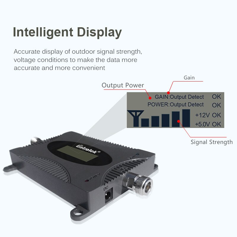 Lintratek-repetidor 4G de 1800Mhz, amplificador de señal LTE, 4G, 1800Mhz, DCS Band 3, amplificador de teléfono móvil 2G/4G, repetidor de Teléfono Móvil #5