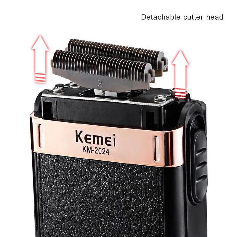 Kemei Electric Original Face Shavere 3D Suspension Electric Shaver with Men Washable USB Rechargeable Shaving Beard Machine F35