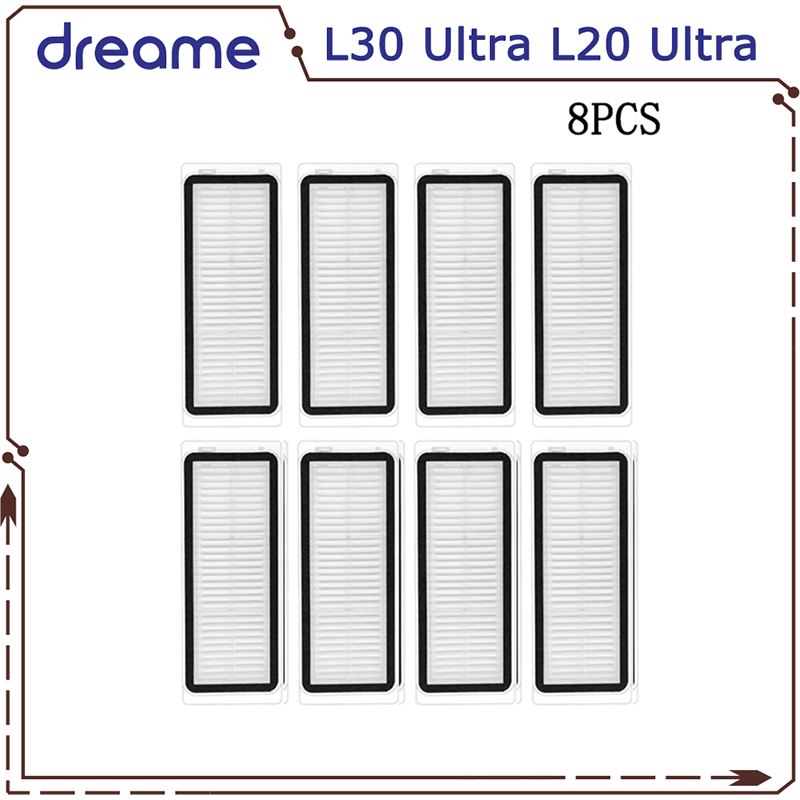 Dreame L20 Ultra L30 Ultra X20 Pro Robot Vacuum Parts Main Side Brush HEPA Filter Mop cloth Pad Dust Bag Spare accessories: army green