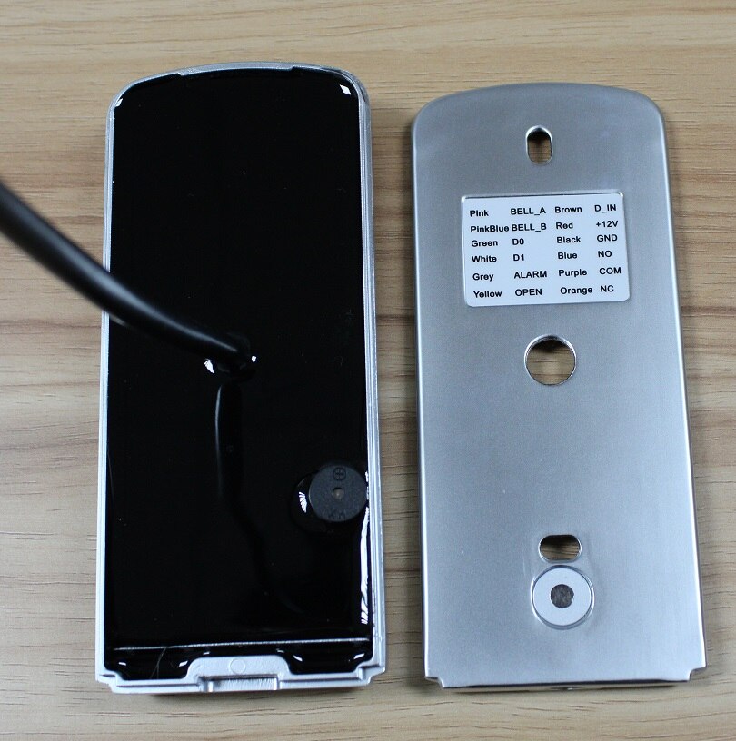 Pin Alleen, EM4100 Waterdichte Outdoor Standalone Toegangscontrole Backlit Metalen Lichtgevende Toetsenbord