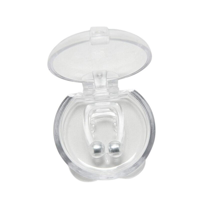 Magnetische Anti Snurken Neus Ademen Snore Stopper Antisnoring Apparaat Silicone Nose Clip Sleep Noise Guard Slapen Aid Apneu: 3pcs A