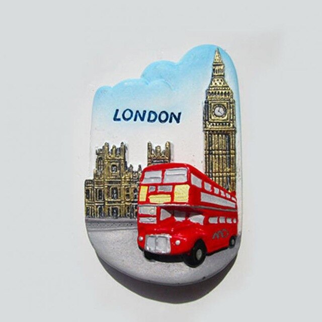 Hars 3D Magneet San Francisco Londen Parijs Japan Griekenland Sydney Bali Souvenir Landschap Magneet 9 Soorten: 1