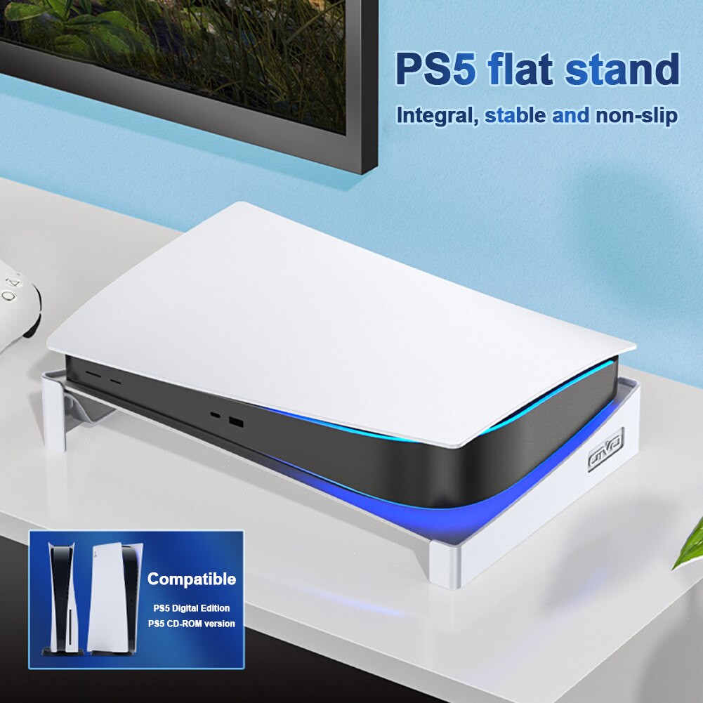 Base Stand Voor PS5 Host Console Horizontale Antislip Holder Display Dock Beugel Voor PS5 CD-ROM/Digitale Edities accessoires