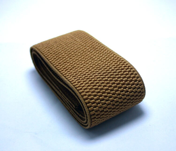 5CM breite Elastische bands von maiskörner/nähen kleidung zubehör/elastische band/gummiband: Dark brown