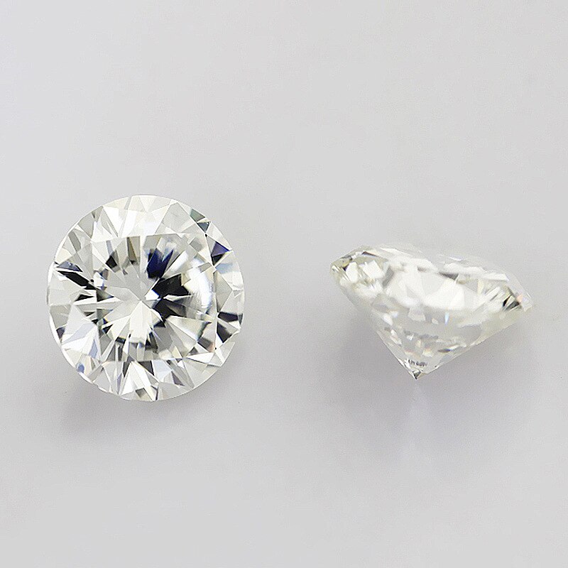 BOEYCJR 1.5ct 7.5mm F Color Round Brilliant Cut Moissanite Loose Stone VVS1 Excellent Cut Jewelry Making Stone Engagement Ring