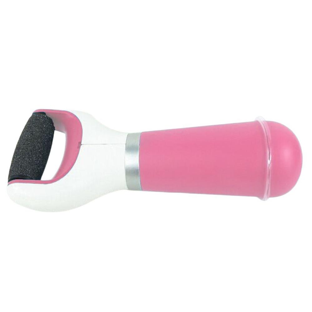 Sähköhionta jalkapedikyyri kuollut iho jalkaviila kovettuma poisto parranajotyökalut vaihtorullapää jalkojenhoitotarvikkeet: Vaaleanpunainen