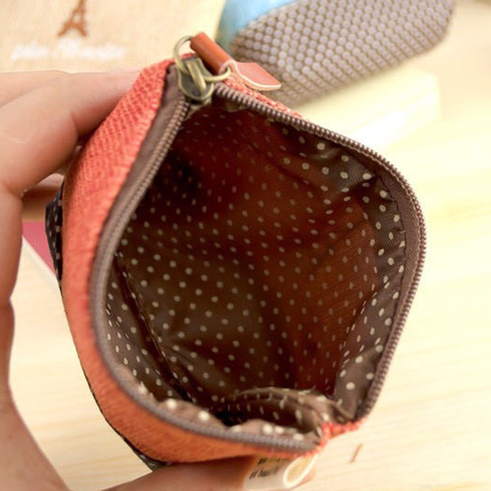 Frauen Geldbörse Nette Blume Druck Damen Kleine Brieftasche Tasche Headset Linie Beutel Kreditkarte Halter Lippenstift Tasche Mädchen