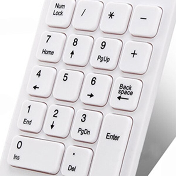 Wireless 2.4GHz 18 Keys Number Pad Numeric Keypad Keyboard for Laptop PC & Mac