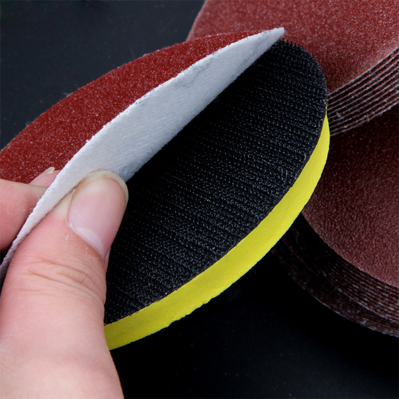 Jeu de papier abrasif 125mm, 5 pouces, grille 40-60-80-120-2000, métal poli, outils abrasifs pour le travail du bois, accessoires Dremel, consommables