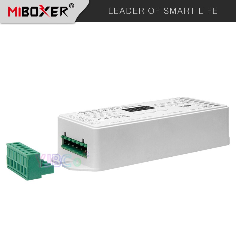 Miboxer D5-CX 5-Channel Constant Voltage DMX512 & RDM Decoder DC12~24V 5CH 4A/Channel Max. 20A Digital Display controller