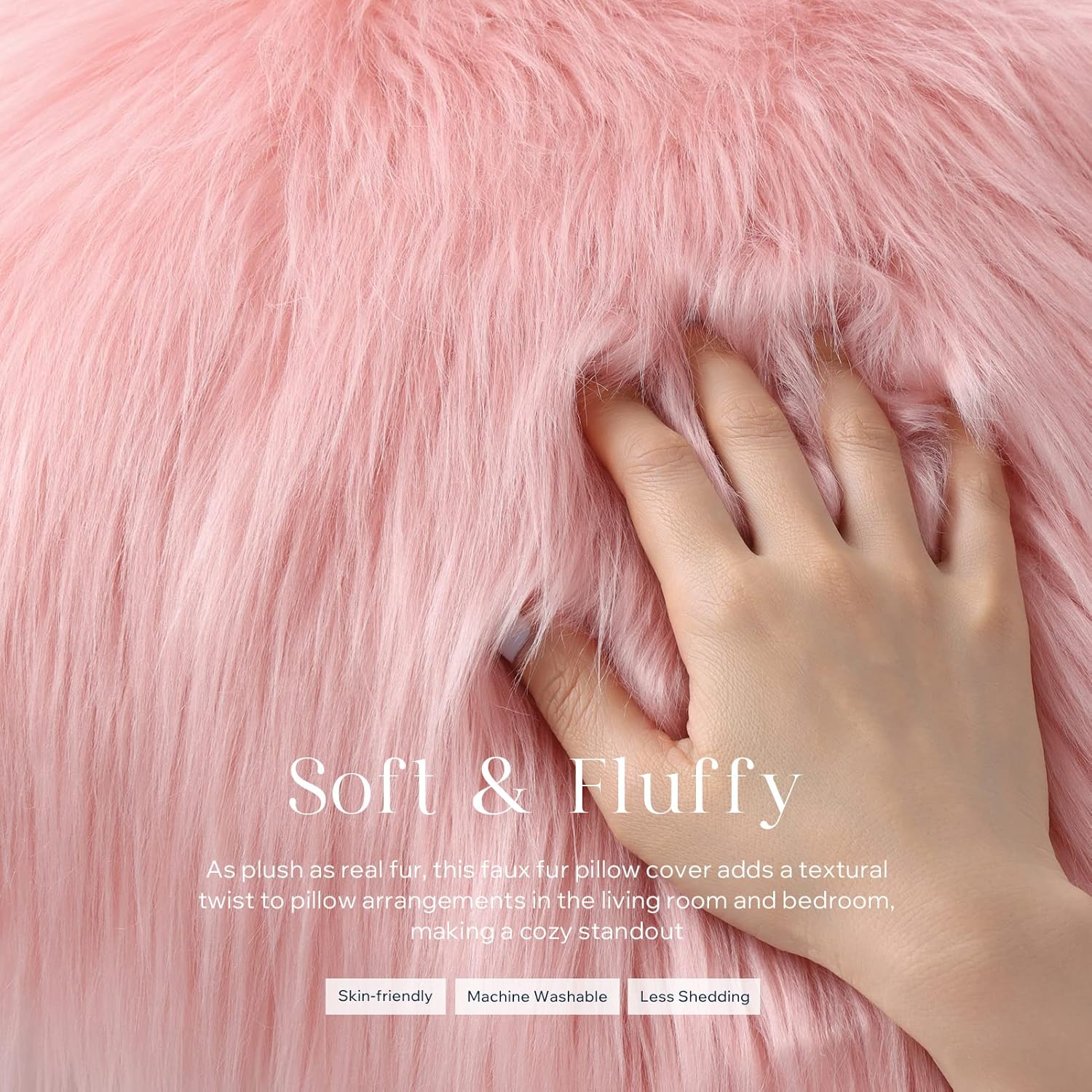 Coussin en forme de cœur ou de carré, 1 pièce, long coussin en peluche, moelleux, doux et confortable pour chambre