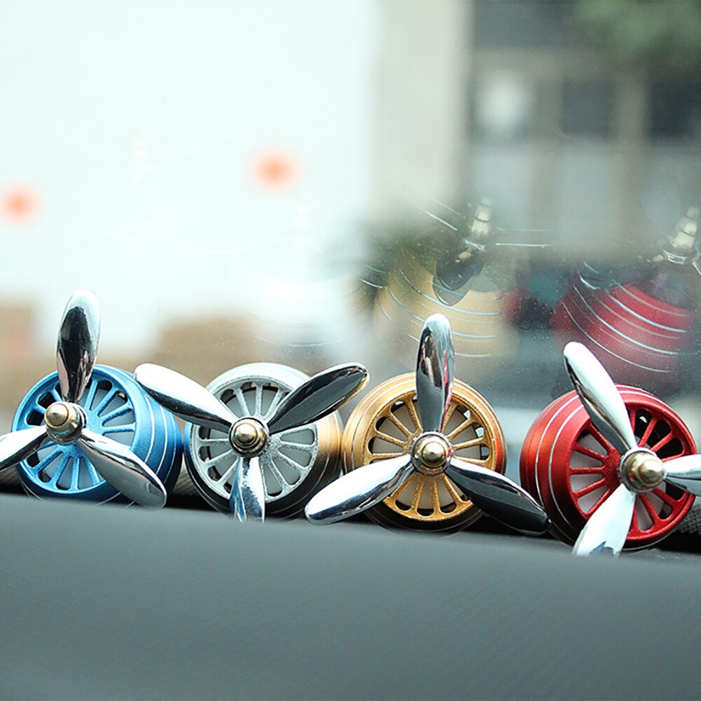 Auto Air Vent Luchtverfrisser Parfum Clip Led Fan Geur Aroma Diffuser Decoratie Fan Auto Decor