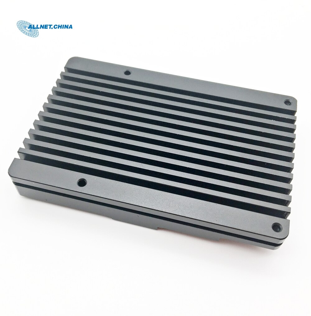 Perfect heat-management aluminium black heatsink for all ROCK PI 4 boards x 5pcs