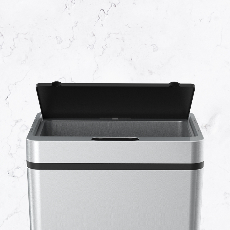 Automatic Pressless Intelligent Induction Motion Sensor Kitchen Trash Can Wide Opening Sensor Waste Garbage Bin