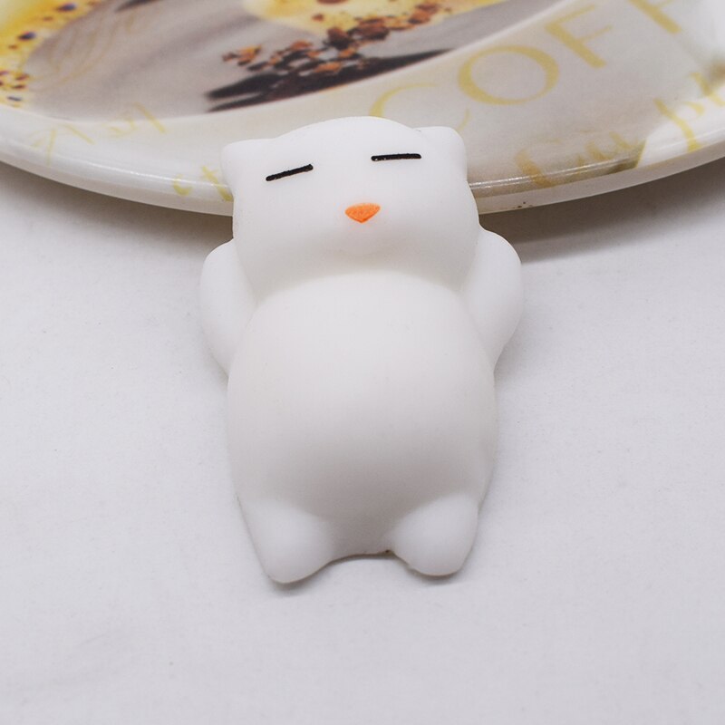 5pcs Squishy Soft Cute Cat Wipes Antistress Boot Ball Decompression Sticky Eliminate Pets Fun Stress Squishies Squeeze Kit Toys