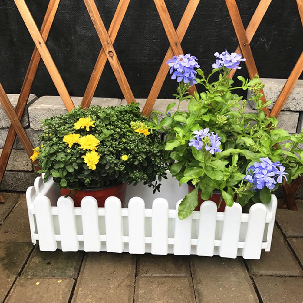 Christmas Tree Fence Courtyard Flower Garden Vegetable Indoor Garden Fence Kindergarten Showcase White Decor