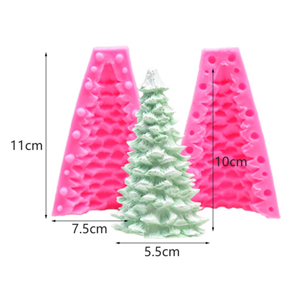 3D Kerstboom Cake Moulds Chocolate Cake Decorating Gereedschap Bakken Fondant Siliconen Mal Diy Handgemaakte Zeep Siliconen Mal: b