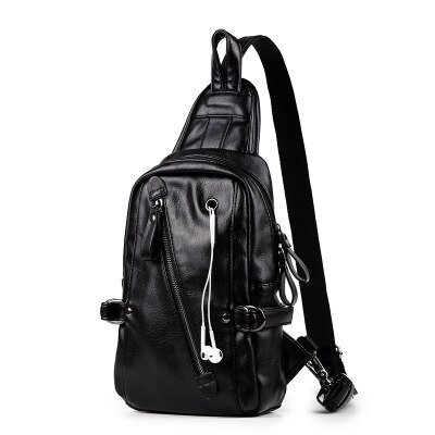 Business Casual Cross Body Sport Hiking Outdoor Travel Working School Cycling Leather Sling bag Vintage Crossbody