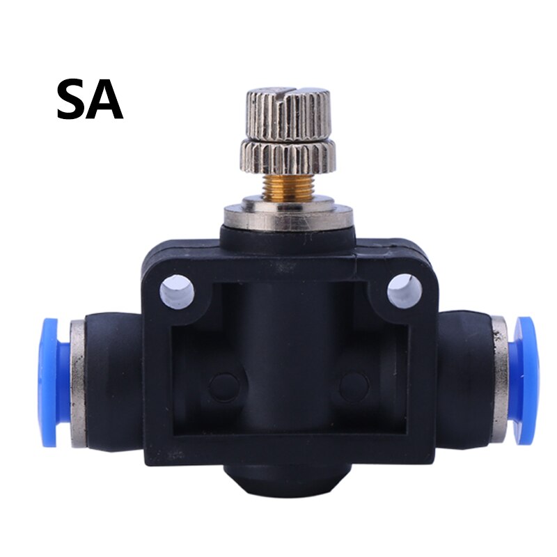 Air Fittings Pneumatic Parts Connector Quick Push For Hose Tube Fitting Speed Plastic Switch Controller 4mm 6mm 8mm 10mm 12mm: SA / OD 8 MM