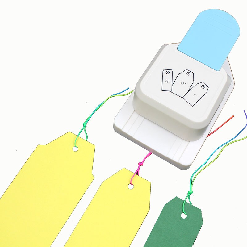Punch tag top punch straight 1.5,2 or 2.5 inch tag paper punches for scrapbooking craft perfurador diy puncher: 04