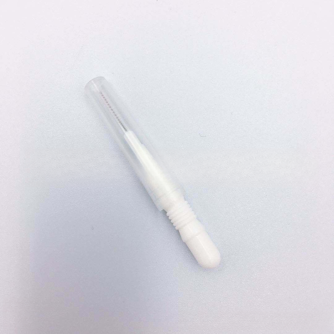 Palillo de dientes para el cuidado, cepillo Interdental, aparatos ortopédicos para encías, palo de hilo Dental suave, palillo de dientes, herramientas de limpieza para el cuidado bucal, portátil y práctico: Blanco