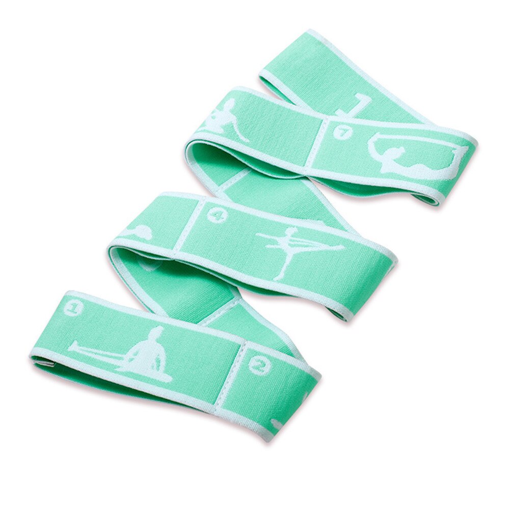 Yoga Extra Stretch Training Riem Beginner Volwassen Kid Latin Dance Elastische Band Oefening Band Stretching Pilates Accessoires: Green