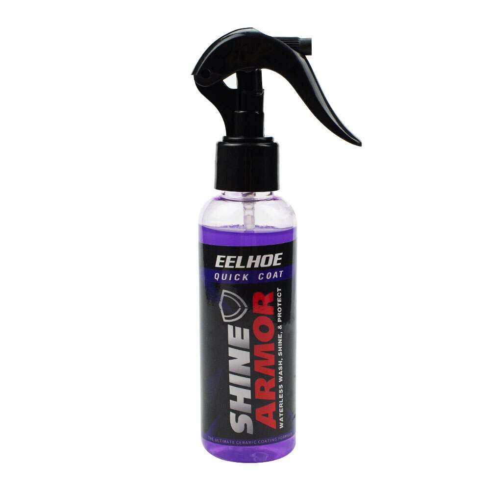 120ml Quick Ceramic Spray Coating for Car Polish Wax. Waterless Car Wash Polish Mirror Shine Hydrophobic Polymer Paint Sealant: Default Title