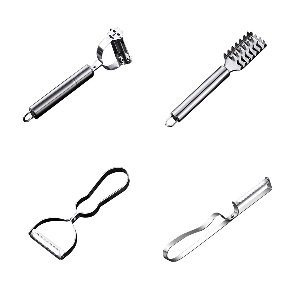 Roestvrijstalen keuken groenteschiller huishoudelijke appel aardappel fruit schillen wortel raspen visschubben verwijderen