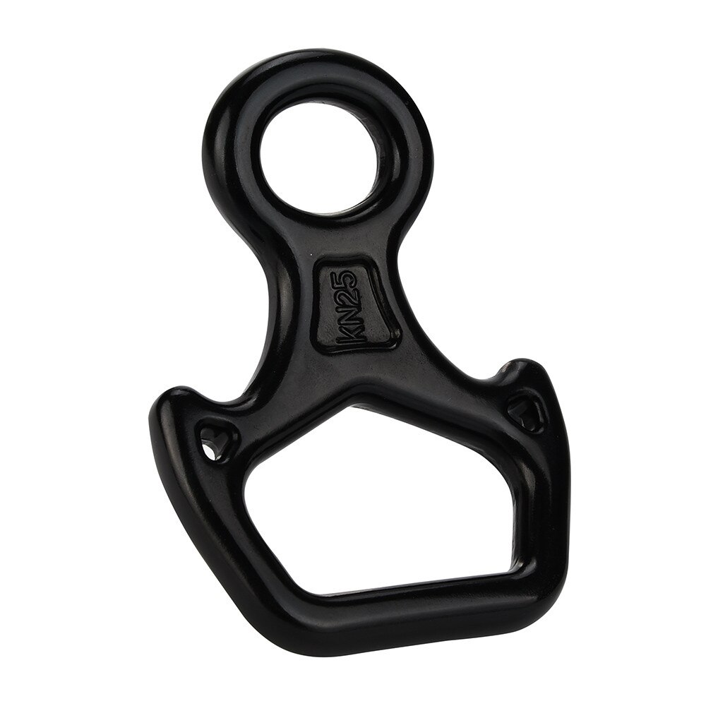 Klim Unisex Compact Gebogen 8 Rigging Plaat Aflopend Apparaat Figuur 8 Descender Extra Dikke Met Oren En Belay Slots # LR4