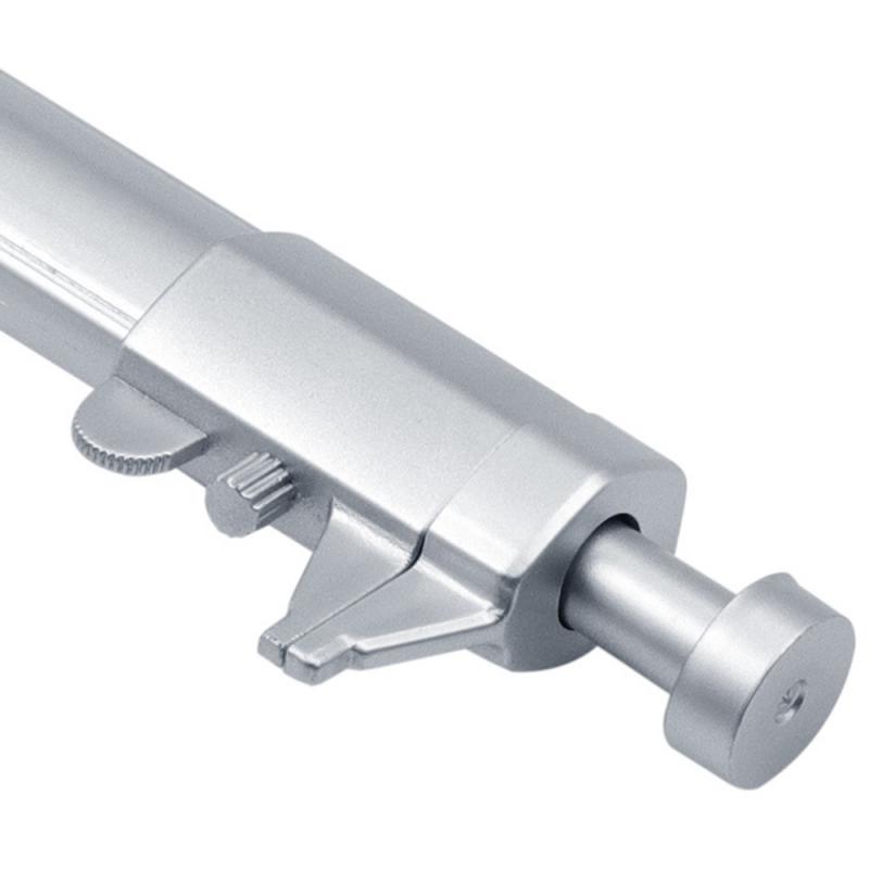 Vernier Caliper Tool Ballpoint Pen Silver Vernier Caliper Multifunction Pen School Marker Pen 0-100MM Measuring