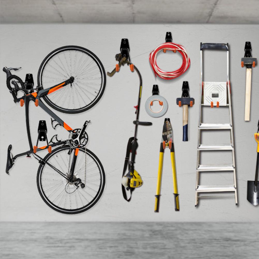 2 Hooks Heavy Duty Screw Installation Hook for Organizing Power Tool Holder Warehouse Tool Hook Item Finishing Accessories