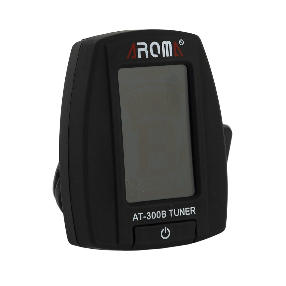 Aroma AT-300B Professionele Gitaar Bas Chromatic Clip Op Digitale Tuner Draaibaar 360 Graden LCD Display