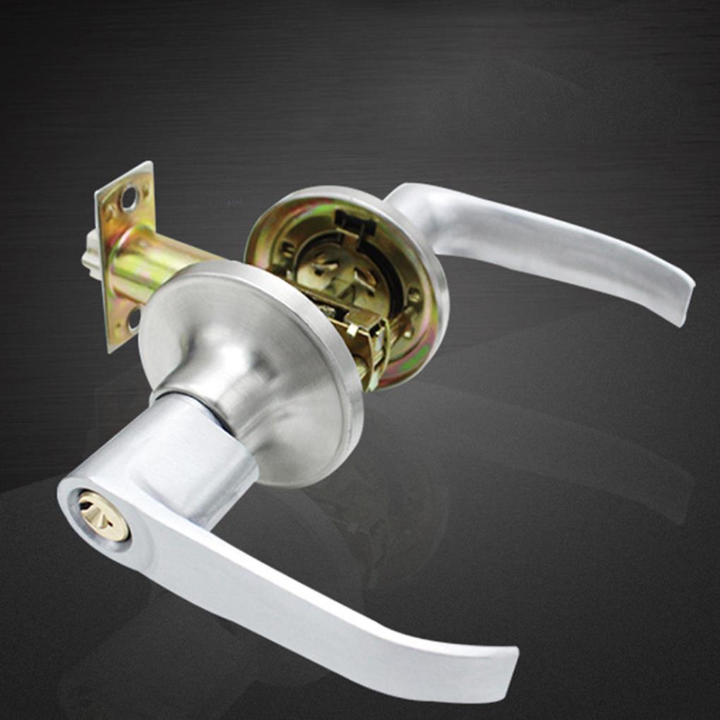 Room Door Handle Lock High-Grade Zinc Alloy Handle Lock Three-Pole Spherical Door Lock Bedroom Bathroom Hardware Accessories